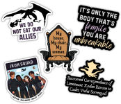 Alternative view 1 of Iron Flame 5-Sticker Pack