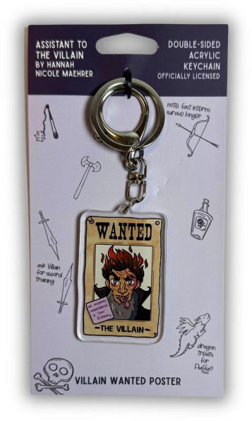 Villain Wanted Poster Keychain - Assistant to the Villain