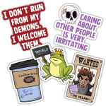 Alternative view 1 of Assistant to the Villain 5-Sticker Pack