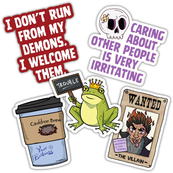 Assistant to the Villain 5-Sticker Pack