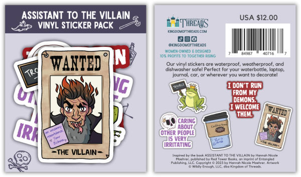 Assistant to the Villain 5-Sticker Pack