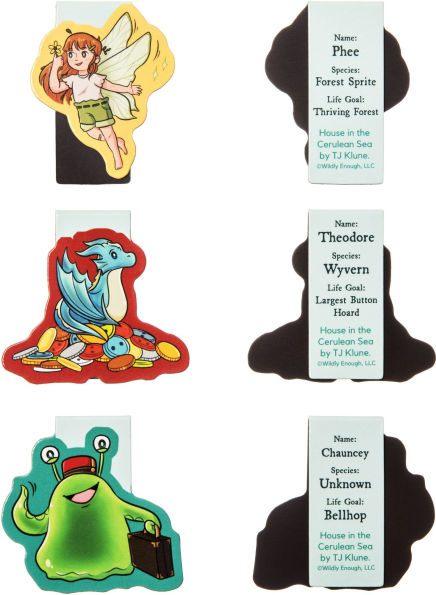 House in the Cerulean Sea Magnetic Bookmark Set