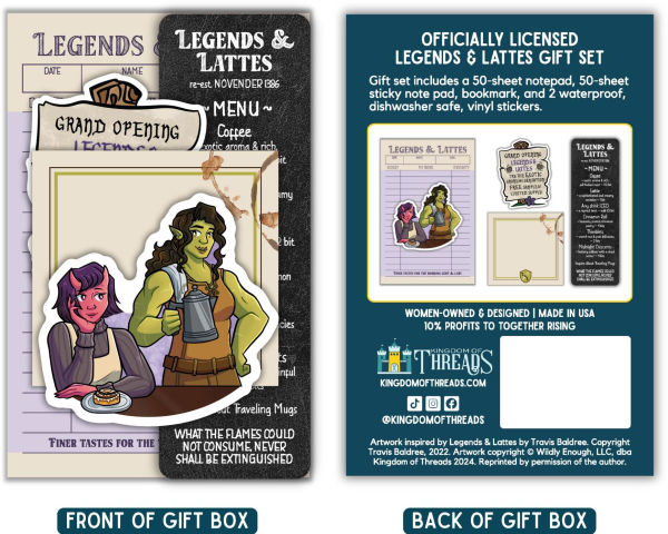 Legends & Lattes Stationery Gift Set