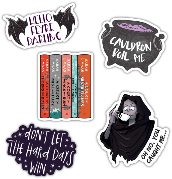 Court of Thorns And Roses 5-Sticker Pack ACOTAR