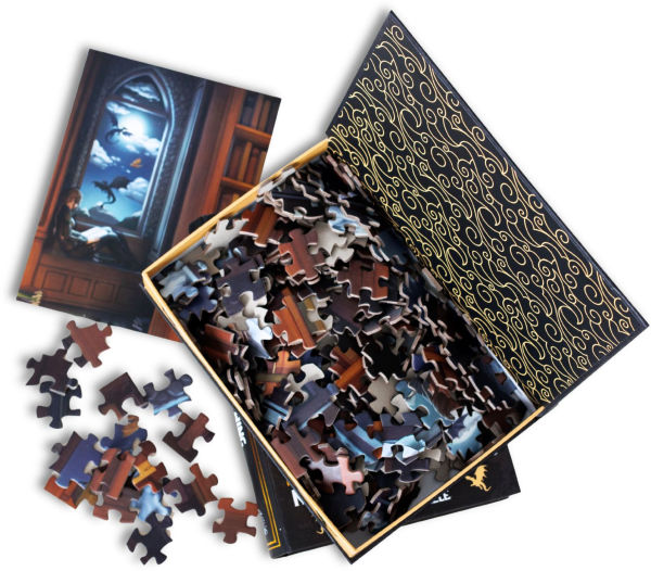 Fourth Wing Night in the Archives 250-Piece Puzzle