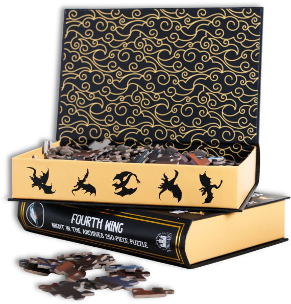 Fourth Wing Night in the Archives 250-Piece Puzzle