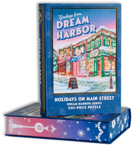 Dream Harbor Holidays on Main Street 250-Piece Puzzle
