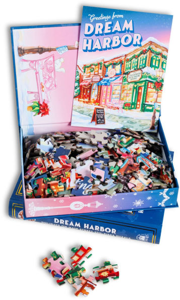 Dream Harbor Holidays on Main Street 250-Piece Puzzle