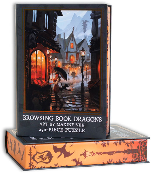 Browsing Book Dragons 250-Piece Puzzle