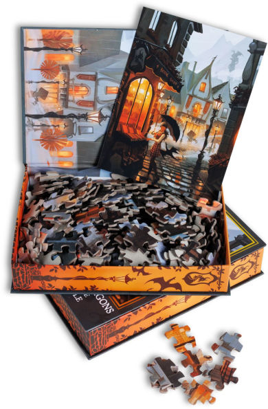 Browsing Book Dragons 250-Piece Puzzle