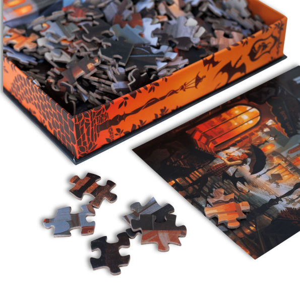 Browsing Book Dragons 250-Piece Puzzle