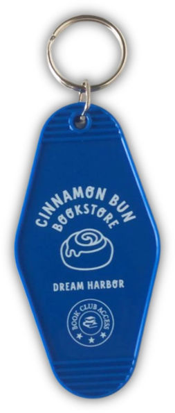 CINNAMON BUN MOTEL KEYCHAIN