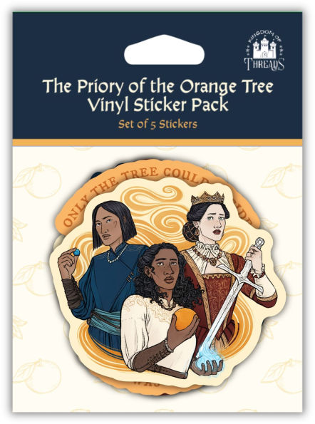 The Priory of the Orange Tree 5-Vinyl Sticker Pack