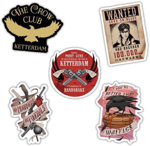 Six of Crows Vinyl Sticker Pack