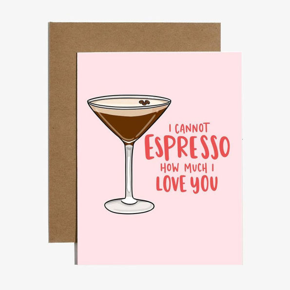 Espresso Martini Love Card