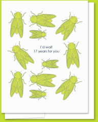 Blank Greeting Card Cicadas