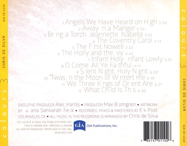 Coulours 3: Carols for Solo Piano