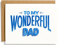 Father's Day Greeting Card Wonderful Dad