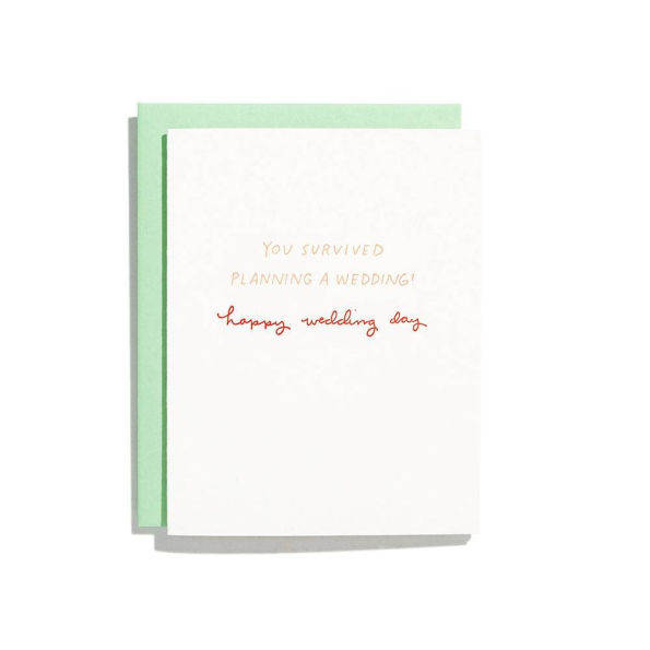 Planning a Wedding Card