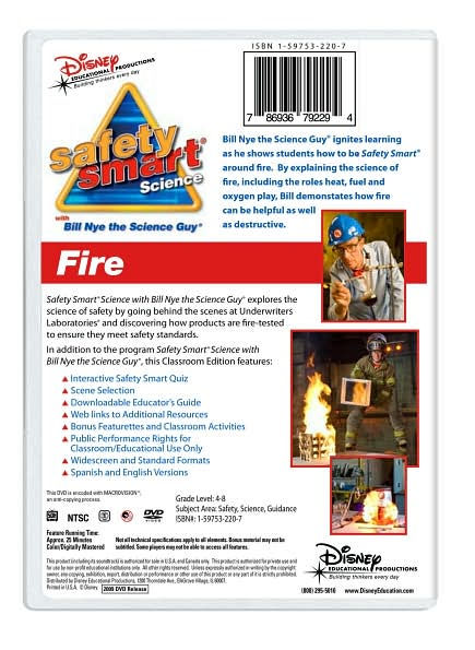 Safety Smart Science with Bill Nye the Science Guy: Fire