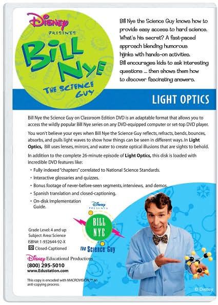 Bill Nye the Science Guy: Light Optics