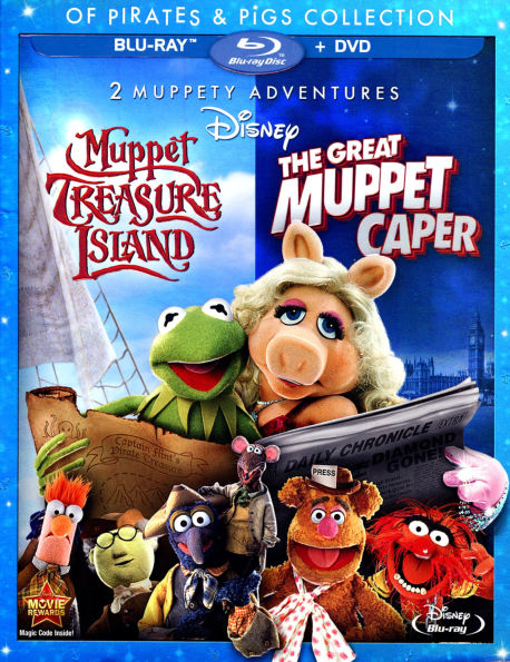 Of Pirates & Pigs Collection: Muppet Treasure Island/The Great Muppet Caper [2 Discs] [Blu-ray/DVD]