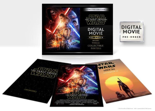 Star Wars Episode VII: The Force Awakens (Digital Movie Pre-Order)