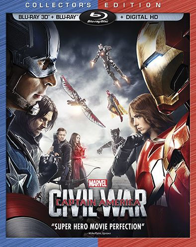 Captain America: Civil War [3D] [Includes Digital Copy] [Blu-ray]