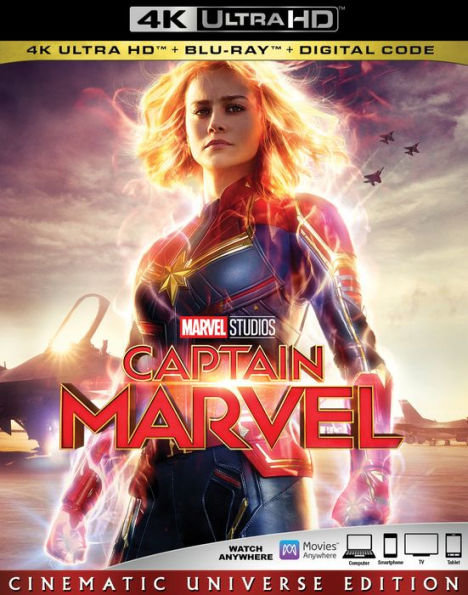 Captain Marvel [Includes Digital Copy] [4K Ultra HD Blu-ray/Blu-ray]