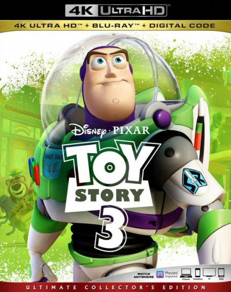 Toy Story 3 [Includes Digital Copy] [4K Ultra HD Blu-ray/Blu-ray]
