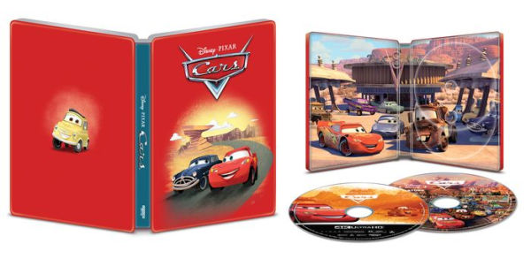 Cars [SteelBook] [Includes Digital Copy] [4K Ultra HD Blu-ray/Blu-ray] [Only @ Best Buy]