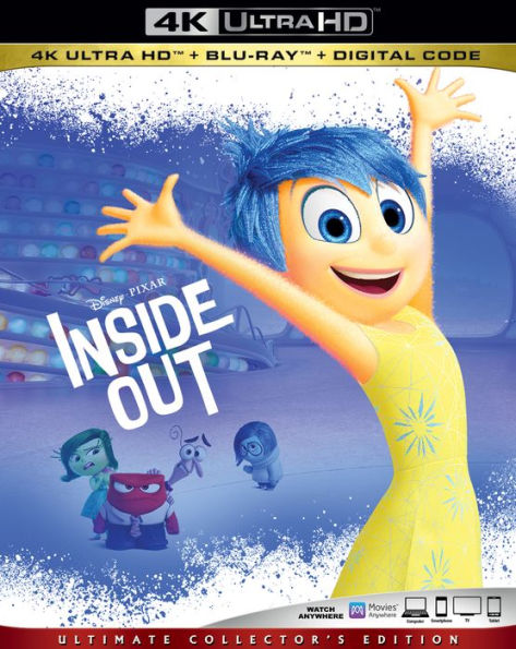 Inside Out [Includes Digital Copy] [4K Ultra HD Blu-ray/Blu-ray]