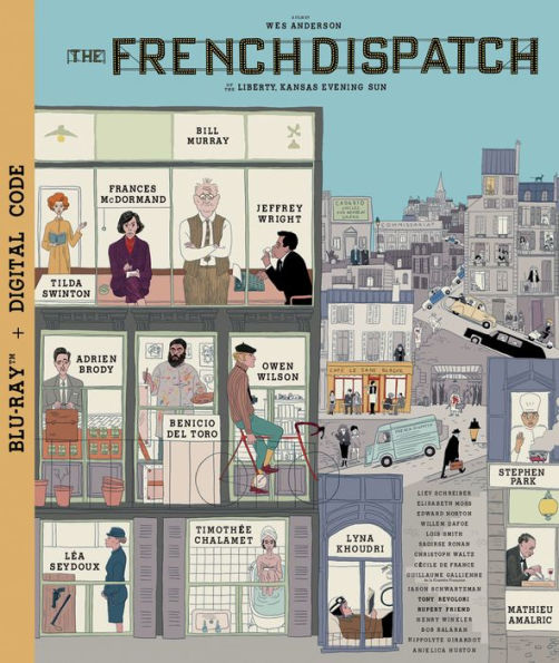 The French Dispatch [Includes Digital Copy] [Blu-ray]