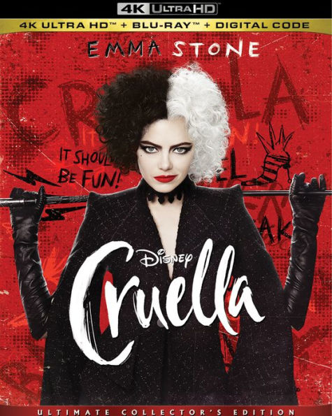 Cruella [Includes Digital Copy] [4K Ultra HD Blu-ray/Blu-ray]