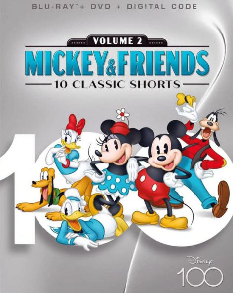 Mickey & Friends 10 Classic Shorts, Vol. 2 [Includes Digital Copy] [Blu-ray/DVD]