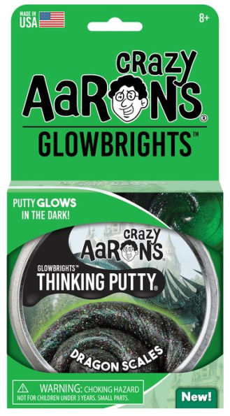 Thinking Putty Large Tin Glowbrights Dragons Scale