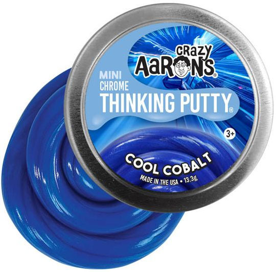 Thinking Putty Mini Tin Neon Cool Cobalt