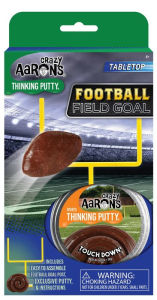 Title: Football Field Goal Crazy Aarons Thinking Putty Set
