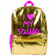 Title: Gold Metallic backpack