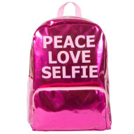 Title: Pink Metallic backpack