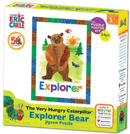 Eric Carle Explorer Bear 24 pc Puzzle