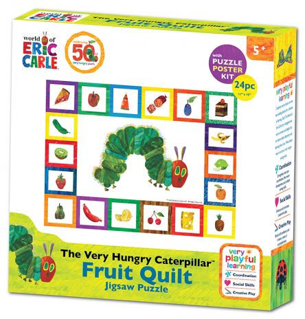 Eric Carle Fruit Quilt 24 pc Puzzle