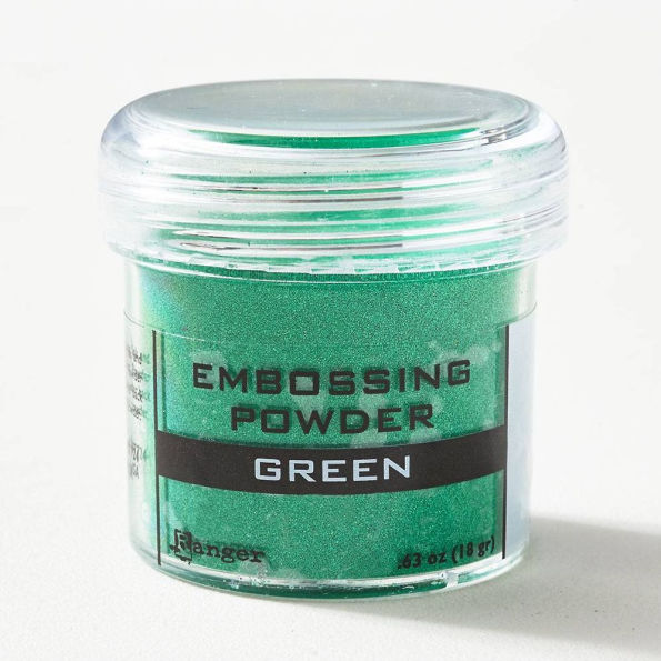 Green Embossing Powder