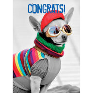 Title: Snow Dog Congratulations Card