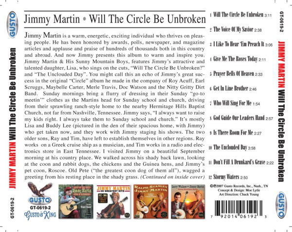 Will the Circle Be Unbroken
