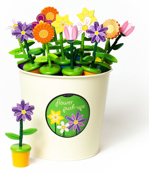 Flower Push Puppets