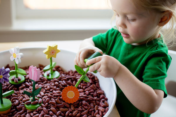 Flower Push Puppets
