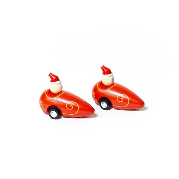 Pullback Santa in Sleigh