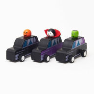 Title: Pull Back: Vintage Hearse with Spookies