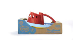 Alternative view 3 of Green Toys GRT-TUG01R-R Green Toys Tugboat with Red top